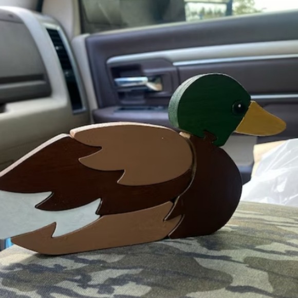 Wooden Duck Toy, Duck Decor, Kids Toy - Picture 1 of 1